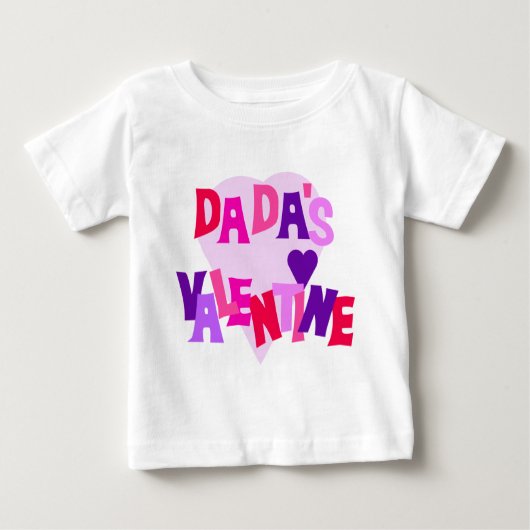 T-shirt Pour Bébé La Saint Valentin de Dada (Devant)