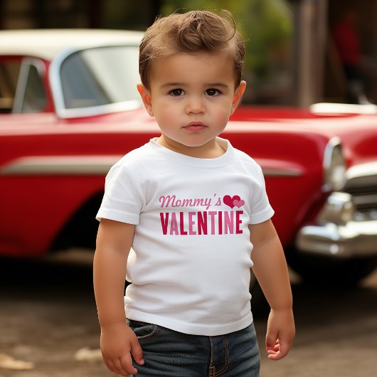 T-shirt Pour Bébé La Saint-Valentin de Maman