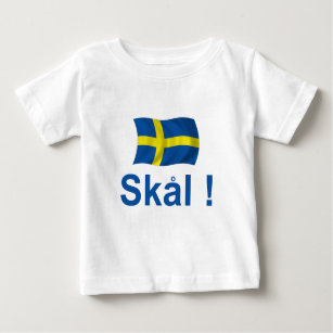 T-shirt Pour Bébé La Suède Skal !