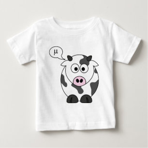 T-shirt Pour Bébé La vache indique le μ