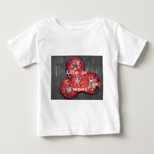 T-shirt Pour Bébé La vie est douce (Devant)