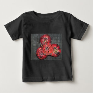 T-shirt Pour Bébé La vie est douce : Apple et Floral Motif Design