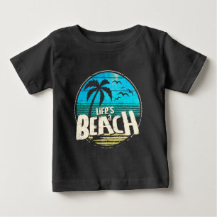 T-shirt Pour Bébé La vie est une plage