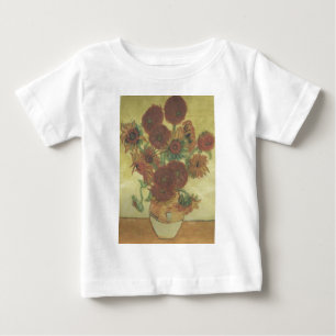 T-shirt Pour Bébé La vie toujours : Tournesols