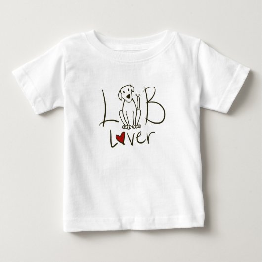 T-shirt Pour Bébé Lab Lover Baby Romper (Devant)