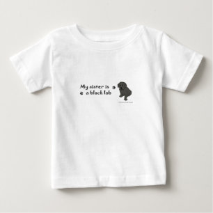 T-shirt Pour Bébé laboratoire noir