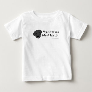 T-shirt Pour Bébé laboratoire noir