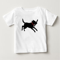 Laboratoire noir courant mignon du chien | de