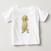 T-shirt Pour Bébé Labrador Daisy (Devant)