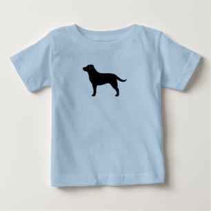 T-shirt Pour Bébé Labrador Retriever (Noir)