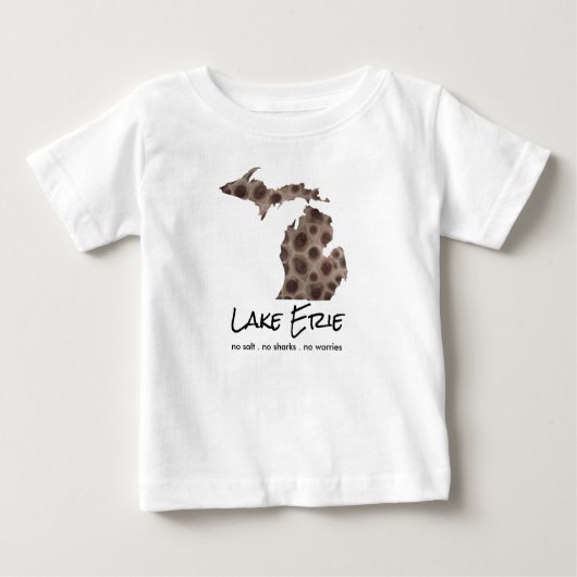 T-shirt Pour Bébé Lac Érié - humour - Pierre de Petoskey (Devant)
