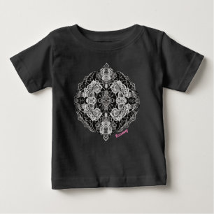 T-shirt Pour Bébé Lace Floral Harmony