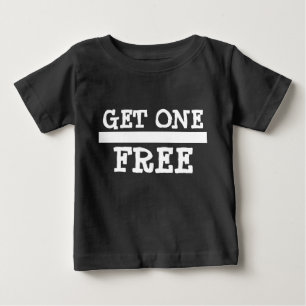 T-shirt Pour Bébé L'achat un du jumeau 2 obtiennent un libre