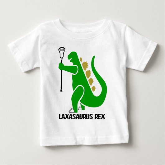 T-shirt Pour Bébé Lacrosse_Designs_LaxasaurusRex (Devant)