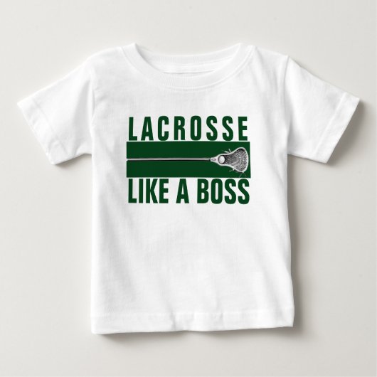T-shirt Pour Bébé Lacrosse Drôle (Devant)