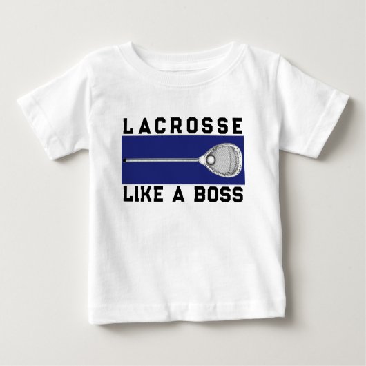 T-shirt Pour Bébé Lacrosse Goalie (Devant)
