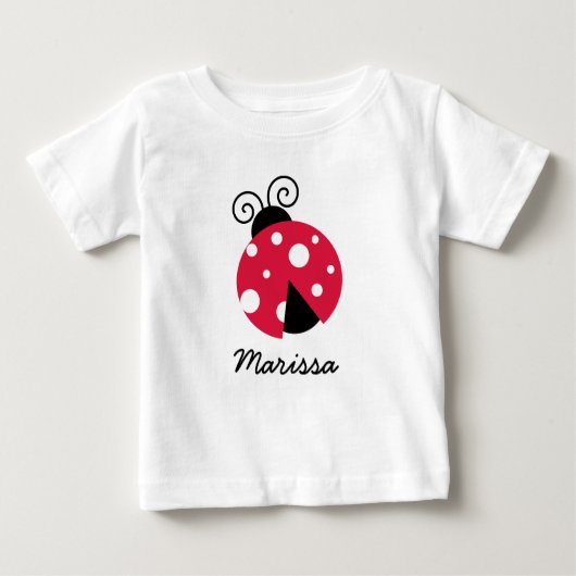 T-shirt Pour Bébé Ladybug Modèles personnalisés (Devant)