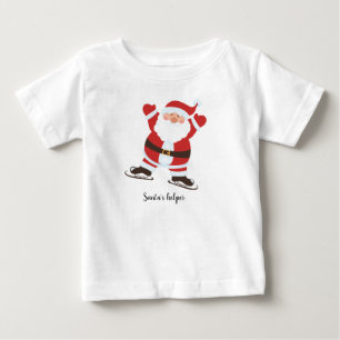 T-shirt Pour Bébé l'aide de Santa