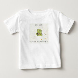 T-shirt Pour Bébé Laissez la malice commencer   Cuties chanceux II