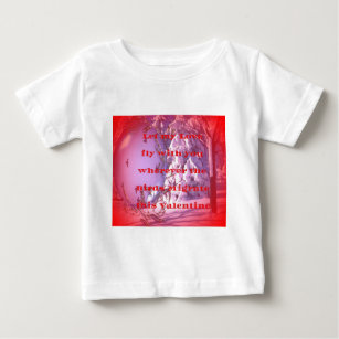 T-shirt Pour Bébé Laissez-moi voler avec vous à valentine.png
