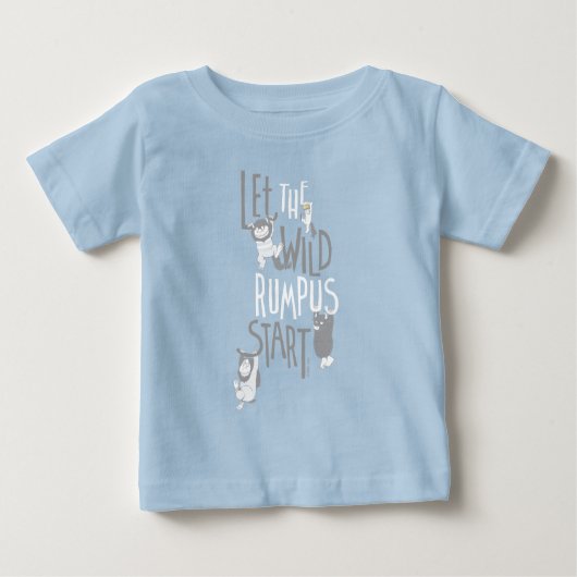 T-shirt Pour Bébé Laissons le Rumpus sauvage commencer (Devant)