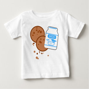 T-shirt Pour Bébé Lait et biscuits