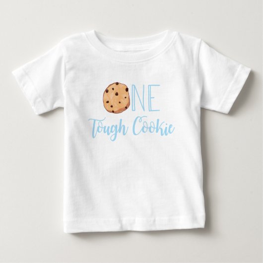 T-shirt Pour Bébé Lait et biscuits Un biscuit dur à croquer 1er anni (Devant)