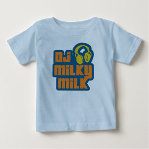 T-shirt Pour Bébé Lait laiteux du DJ