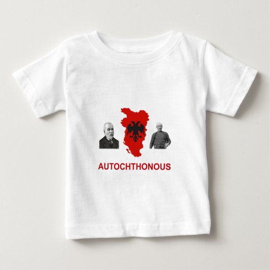 T-shirt Pour Bébé L'Albanie autochtone (Devant)