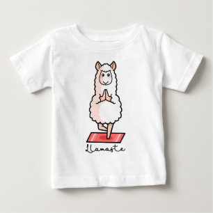 T-shirt Pour Bébé Lama de yoga - Llamaste