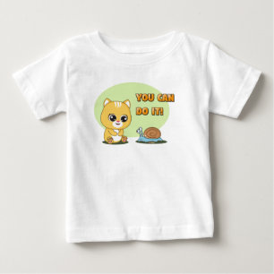 T-shirt Pour Bébé L'Amirable Animal Frienz : Vous Pouvez Le Faire !