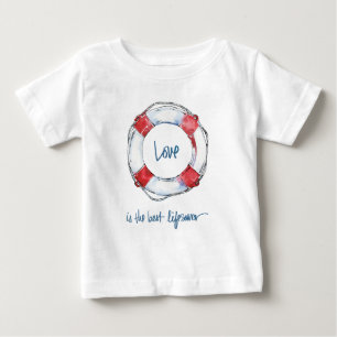 T-shirt Pour Bébé L'amour côtier de la citation est le meilleur