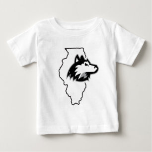 T-shirt Pour Bébé L'Amour de l'État de NIU Huskies