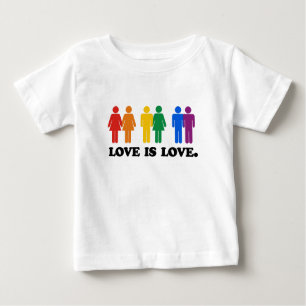 T-shirt Pour Bébé L'amour est amour