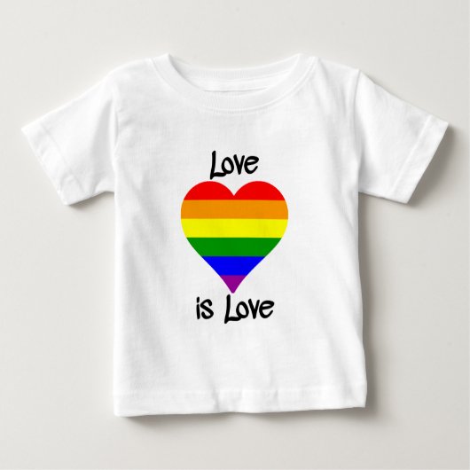 T-shirt Pour Bébé L'amour est amour (Devant)