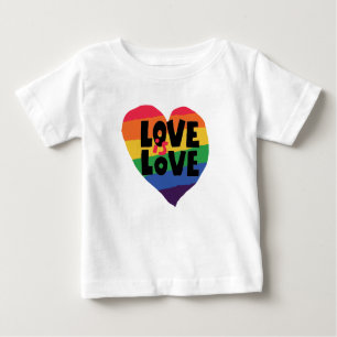 T-shirt Pour Bébé L'amour est l'amour