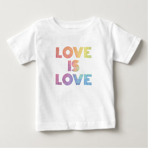 T-shirt Pour Bébé L'amour est l'amour  Grandes surfaces modernes