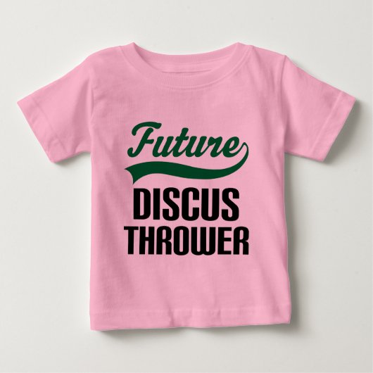 T-shirt Pour Bébé Lanceur de disque (avenir) (Devant)