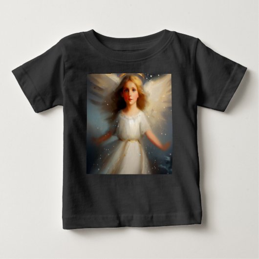 T-shirt Pour Bébé L'ange de Noël 2 (Devant)