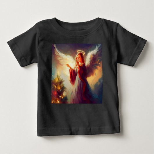 T-shirt Pour Bébé L'ange de Noël 3 (Devant)