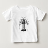T-shirt Pour Bébé Langouste (la Californie) (Devant)