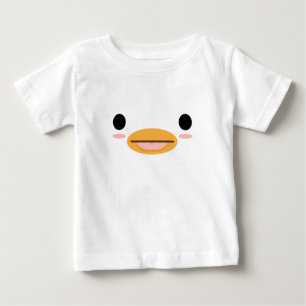 T-shirt Pour Bébé Langue du canard de Kawaii "Trop mignonne pour êtr