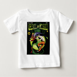 T-shirt Pour Bébé Lanterne verte avec cape en combat