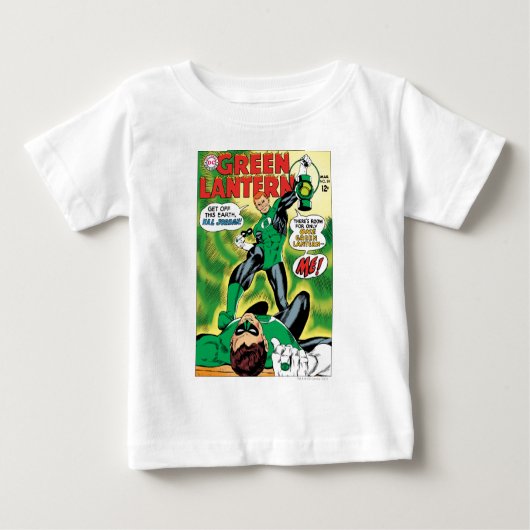 T-shirt Pour Bébé Lanterne verte - Descends de cette Hal de Terre Jo (Devant)