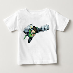 T-shirt Pour Bébé Lanterne Verte - Entièrement Rendu, Volant À Droit