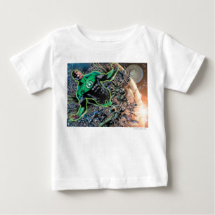 T-shirt Pour Bébé Lanterne verte et la lune