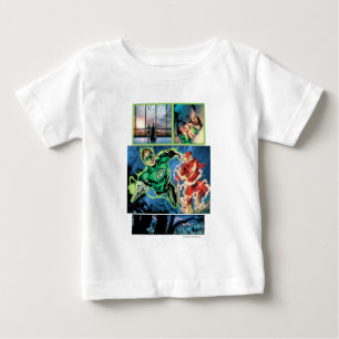 T-shirt Pour Bébé Lanterne verte et le panneau instantané