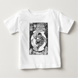 T-shirt Pour Bébé Lanterne verte - Tout commence ici, Noir et blanc