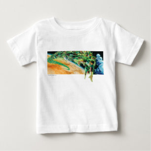 T-shirt Pour Bébé Lanternes de Gren volant dans l'espace
