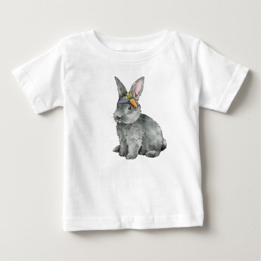 T-shirt Pour Bébé Lapin (Devant)